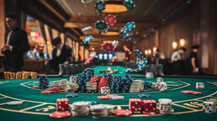 doel togel live dealer at No Commission Baccarat table